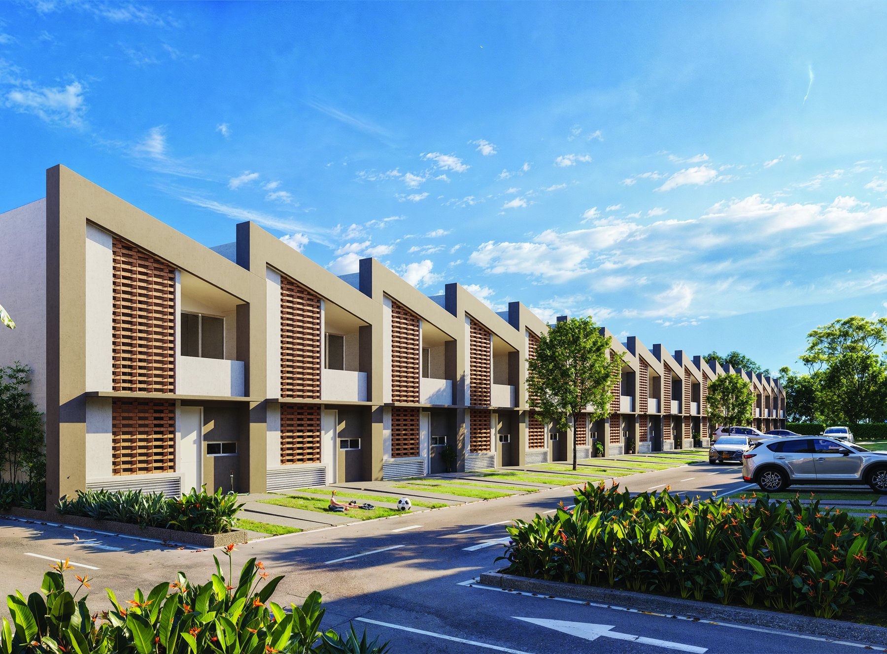 Fachada principal del proyecto Realmonte